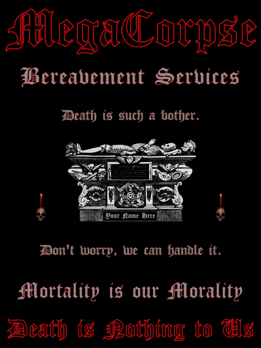 MegaCorpse Altar Black Ad